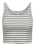 ONLNESSA S/L SHORT STRIPE TOP JRS cloud dancer5