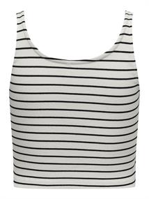ONLNESSA S/L SHORT STRIPE TOP JRS cloud dancer5