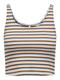 ONLNESSA S/L SHORT STRIPE TOP JRS cloud dancer