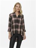 ONLNEW CANBERRA 3/4 CHECK SHIRT WVN CS black1