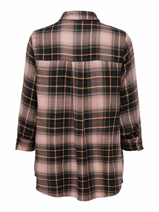 onlnew-canberra-3-4-check-shirt-wvn-cs-black1