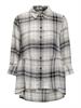 ONLNEW CANBERRA 3/4 CHECK SHIRT WVN CS black2