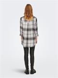 ONLNEW CANBERRA 3/4 CHECK SHIRT WVN CS black2