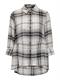 ONLNEW CANBERRA 3/4 CHECK SHIRT WVN CS black2