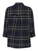 ONLNEW CANBERRA 3/4 CHECK SHIRT WVN CS night sky-creme check