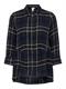 ONLNEW CANBERRA 3/4 CHECK SHIRT WVN CS night sky-creme check