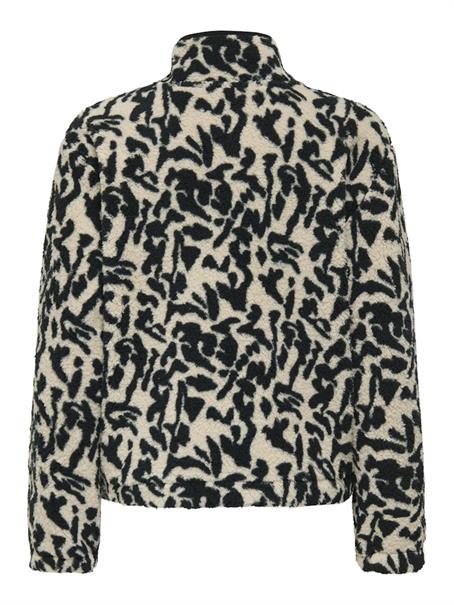 ONLNEW DALLAS L/S HIGHNECK ZIP SWT NOOS black