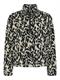 ONLNEW DALLAS L/S HIGHNECK ZIP SWT NOOS black