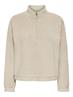 ONLNEW DALLAS L/S HIGHNECK ZIP SWT NOOS pumice stone