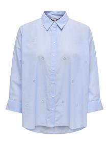 ONLNEW GRACE JULIE LIFE LS STO SHIRT WVN bright white