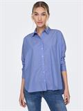 ONLNEW GRACE LS SHIRT NOOS WVN moonlight blue
