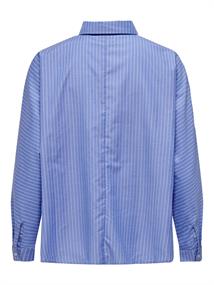 ONLNEW GRACE LS SHIRT NOOS WVN moonlight blue