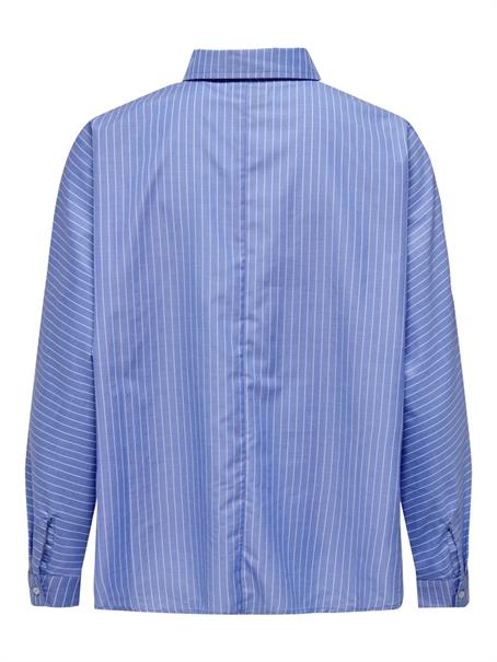 ONLNEW GRACE LS SHIRT NOOS WVN moonlight blue