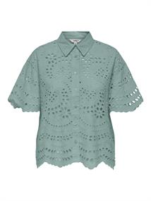 ONLNEW LALISA SS BOXY SHIRT WVN CS blue surf