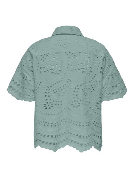 ONLNEW LALISA SS BOXY SHIRT WVN CS blue surf