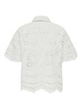 ONLNEW LALISA SS BOXY SHIRT WVN CS cloud dancer