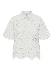 ONLNEW LALISA SS BOXY SHIRT WVN CS cloud dancer