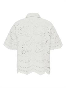 ONLNEW LALISA SS BOXY SHIRT WVN CS cloud dancer