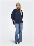 ONLNEW LINA GRACE LS BROD ANGL SHIRT WVN black iris