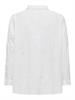 ONLNEW LINA GRACE LS BROD ANGL SHIRT WVN cloud dancer