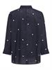 ONLNEW LINA GRACE LS EMB SHIRT NOOS WVN night sky