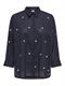 ONLNEW LINA GRACE LS EMB SHIRT NOOS WVN night sky