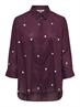ONLNEW LINA GRACE LS EMB SHIRT NOOS WVN winetasting