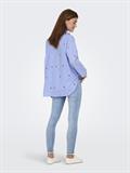 ONLNEW LINA GRACE STR EMB SHIRT NOOS WVN moonlight blue