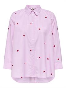 ONLNEW LINA GRACE STR EMB SHIRT WVN NOOS lilac sachet