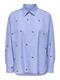 ONLNEW LINA GRACE STR EMB SHIRT WVN NOOS moonlight blue