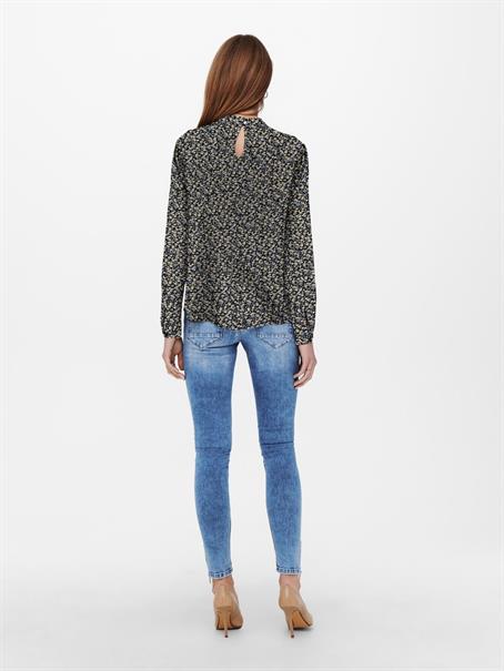 ONLNEW MALLORY L/S BLOUSE AOP WVN NOOS night sky 3
