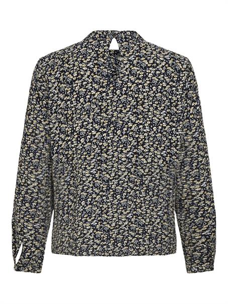 ONLNEW MALLORY L/S BLOUSE AOP WVN NOOS night sky 3