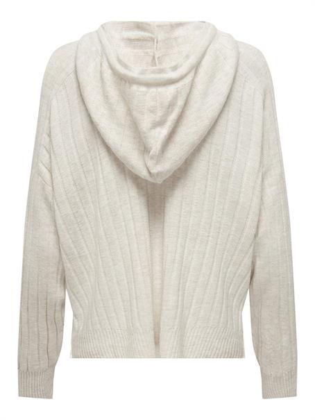 ONLNEW TESSA LS HOOD DETAIL PUL NOOS KNT hellgrau