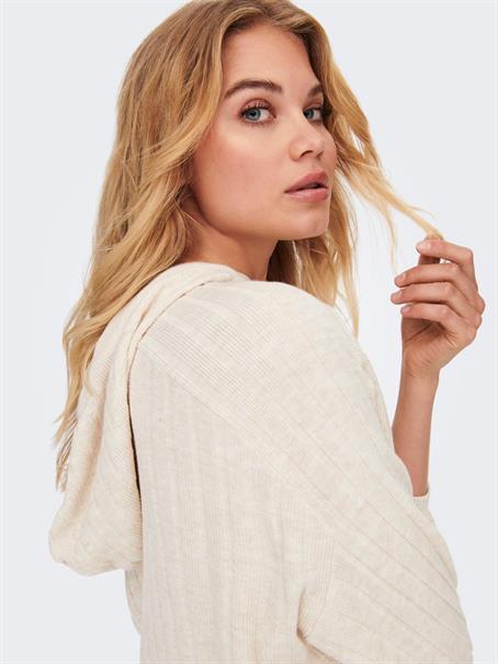 ONLNEW TESSA LS HOOD DETAIL PUL NOOS KNT pumice stone