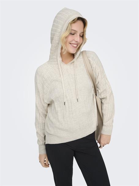 ONLNEW TESSA LS HOOD DETAIL PUL NOOS KNT pumice stone