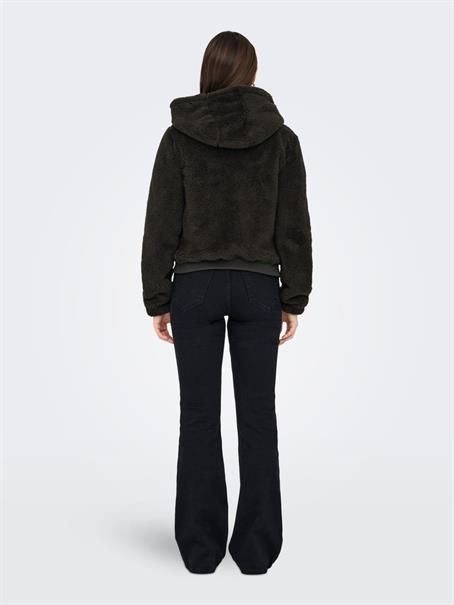 ONLNEWANNA CONTACT SHERPA JKT OTW NOOS chocolate torte