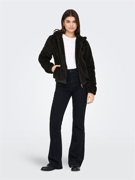 ONLNEWANNA CONTACT SHERPA JKT OTW NOOS chocolate torte