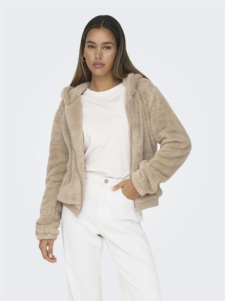 ONLNEWANNA CONTACT SHERPA JKT OTW NOOS humus