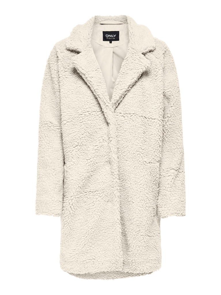 Only Damen Jacke kurz ONLNEWAURELIA SHERPA COAT LIFE OTW CC whisper white bequem online kaufen bei Tara M