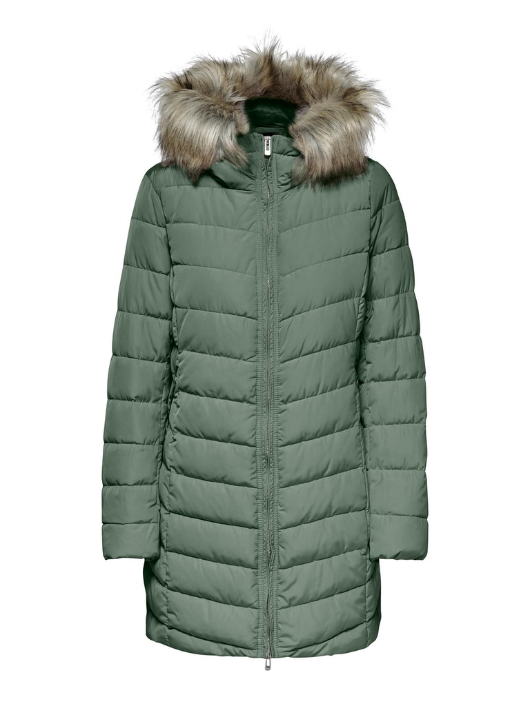 Only Damen Jacke 15183994 Sea Spray-nature Fur - größe
