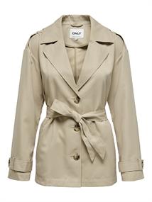 ONLNEWLINE SHORT TRENCHCOAT OTW humus