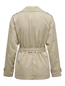 ONLNEWLINE SHORT TRENCHCOAT OTW humus