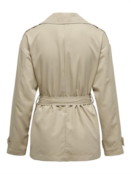 ONLNEWLINE SHORT TRENCHCOAT OTW humus