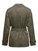 ONLNEWLINE SHORT TRENCHCOAT OTW ivy green
