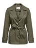 ONLNEWLINE SHORT TRENCHCOAT OTW ivy green