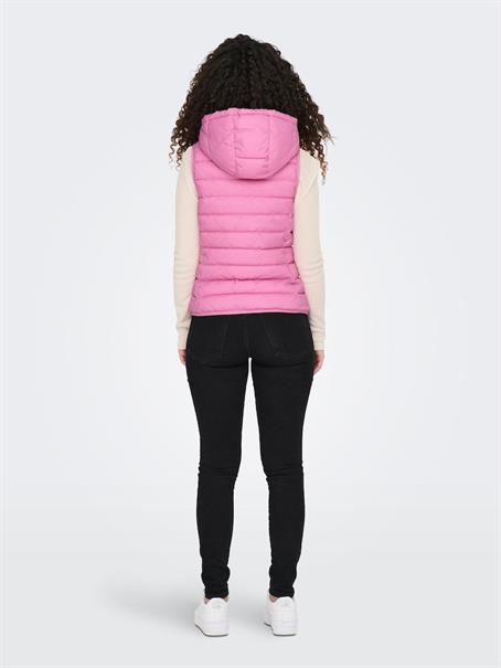 ONLNEWTAHOE HOOD WAISTCOAT OTW NOOS fuchsia pink