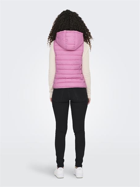 ONLNEWTAHOE HOOD WAISTCOAT OTW NOOS fuchsia pink