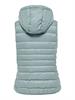 ONLNEWTAHOE HOOD WAISTCOAT OTW NOOS gray mist