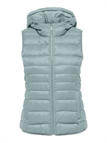 ONLNEWTAHOE HOOD WAISTCOAT OTW NOOS gray mist