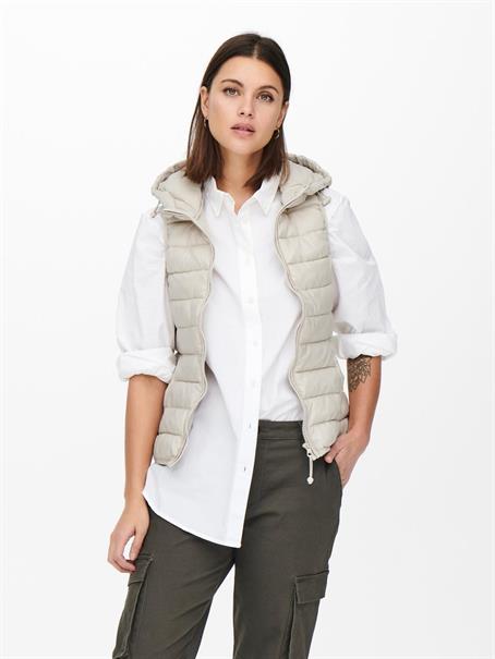 ONLNEWTAHOE HOOD WAISTCOAT OTW NOOS pumice stone